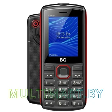Мобильный телефон BQ-Mobile BQ-2452 Energy (черный/красный)
